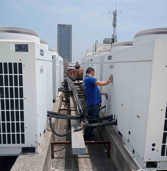 市中央空调制热和不制冷系统维修方法